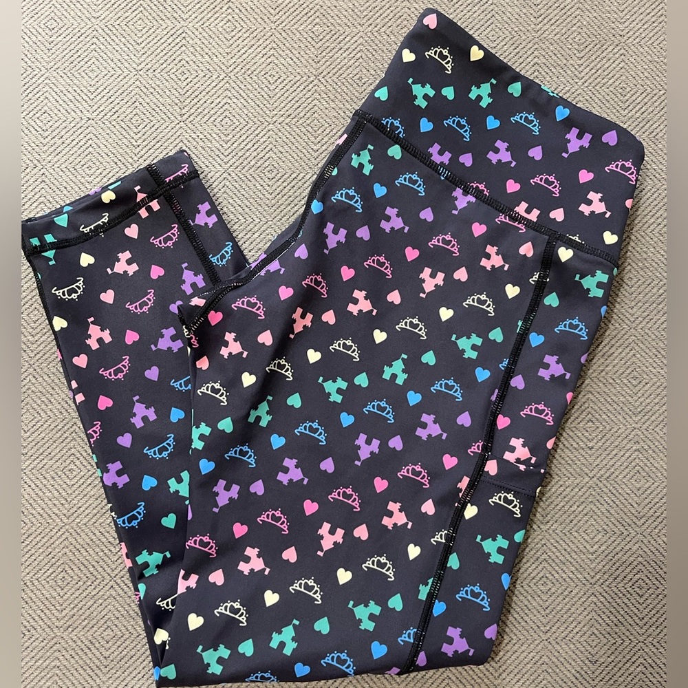 Sparkle Athletic MEDIUM Princess Capris
